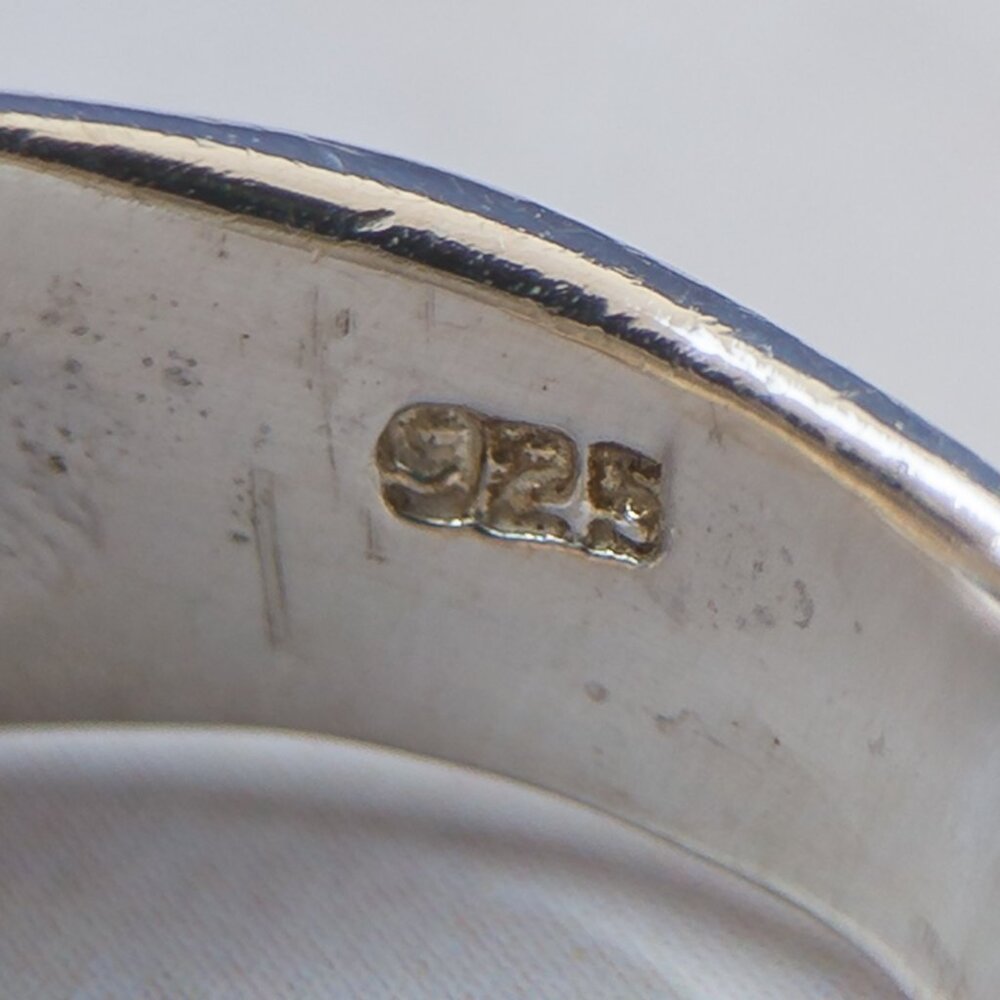 Sterling Silver Cat Mask Ring – Open Eyes, Size 5.5, 3.45 g - Picture 6 of 13
